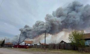 В Красноярском крае возникли три крупных пожара