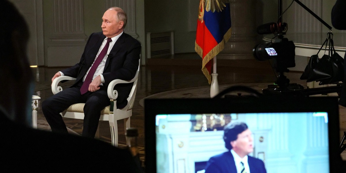 Число просмотров интервью Путина достигло 100 млн