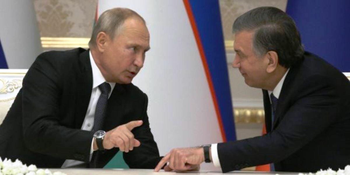 Путин оценил заслуги Мирзиеева на посту президента Узбекистана