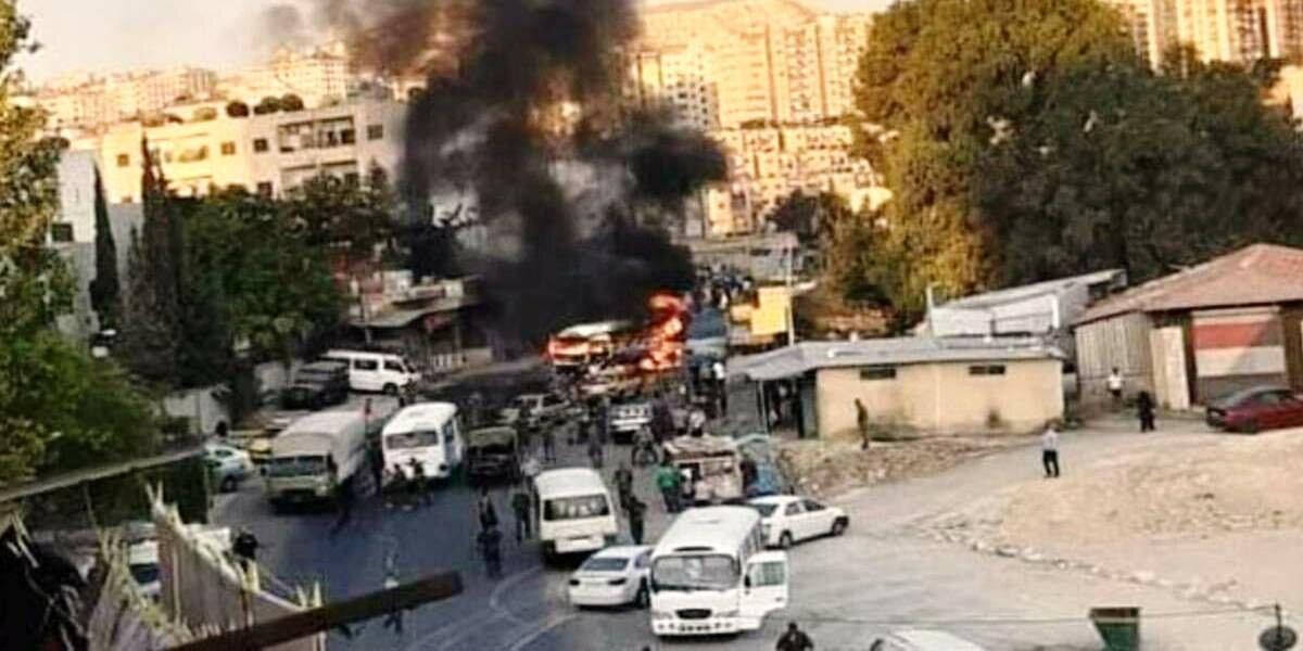В Дамаске подорвали автобус