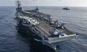 Атомный авианосец США «Рональд Рейган» вернется в Японское море из-за ракетных пусков КНДР